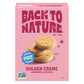 Back to Nature Golden Vanilla Creme Sandwich Cookies, Plant-Based, Non-GMO, 8.25 oz Box