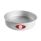 Fat Daddio's Round Aluminum Pans, 16-Gauge Hard Anodized Aluminum, Galvanized Steel 4" high and up to 14" Diameter