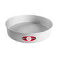 Fat Daddio's Round Aluminum Pans, 16-Gauge Hard Anodized Aluminum, Galvanized Steel 4" high and up to 14" Diameter