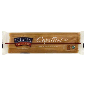 Delallo, Pasta Whlwht Capellini, 16 Oz, (Pack Of 16)