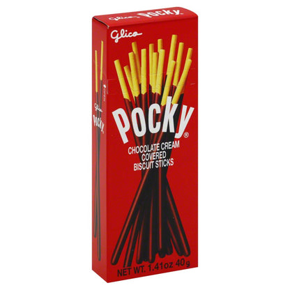 Glico, Snack Pocky Choco, 1.41 Oz, (Pack Of 20)