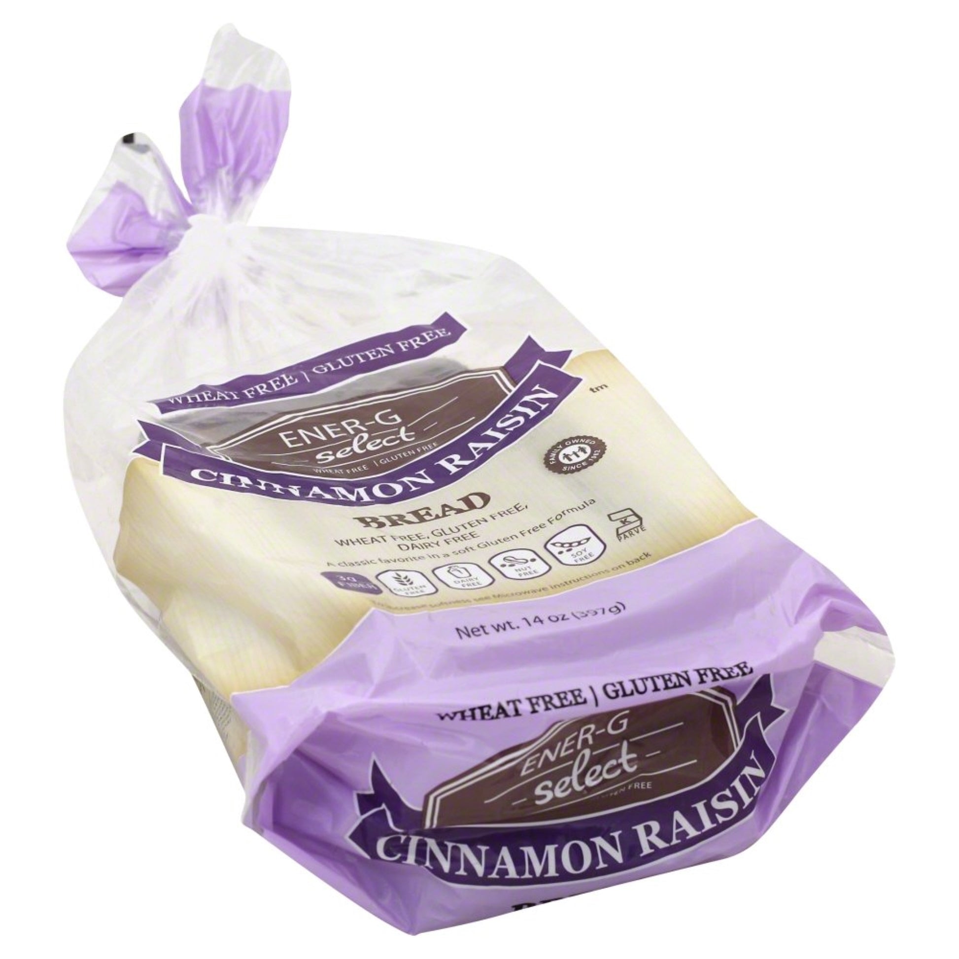 Ener G Foods, Bread Cnnmn Raisin, 14 Oz, (Pack Of 6)