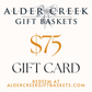 Alder Creek Gift Baskets Gift Card