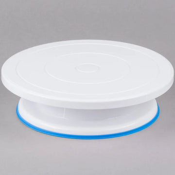 11" Revolving Plastic Cake Turntable / Stand with Non-Slip Base