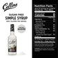 Sugar Free Simple Syrup 32 oz