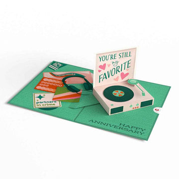 Just for the Record Anniversary 5''x7'' Card