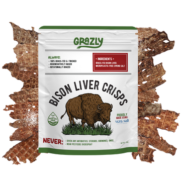 Bison Liver Crisps - 100% Grass-Fed/Finished