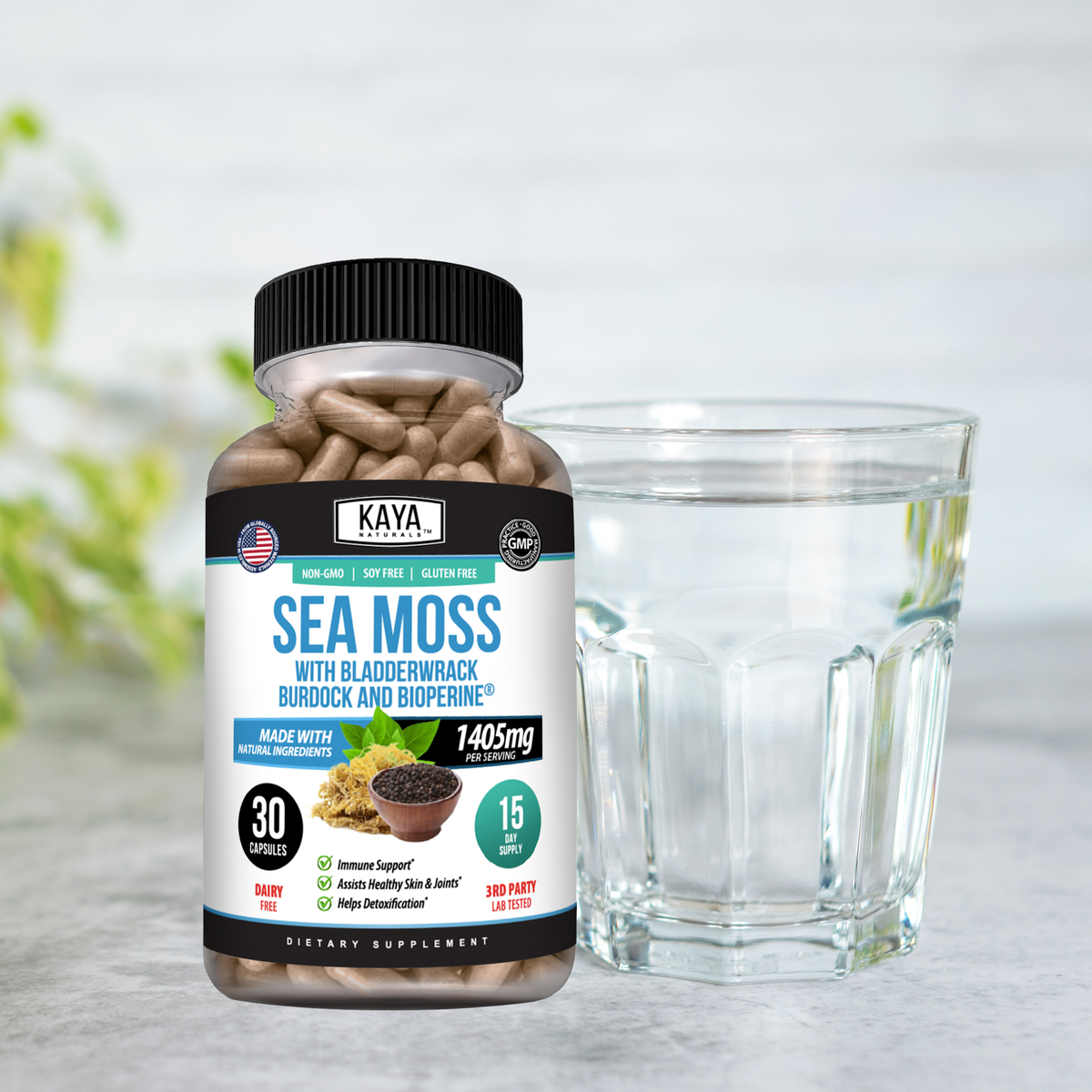 Sea Moss with Bladderwrack, Burdock, and BioPerine®