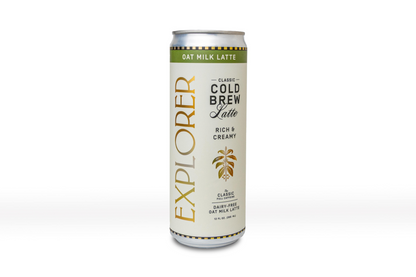 Cold Brew Oat Latte | Choose Your Caffeine Level | Rich & Creamy 12-Pack