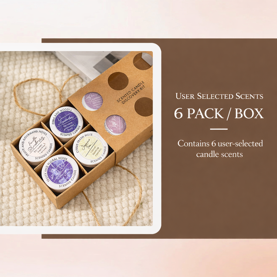 12 Premium Perfume-Infused Scented Candles with Essential Oils, Natural Soy Wax, and Long-Lasting Fragrance, Gift Set and Sample Pack Soy Wax Candles for Home Décor and Aromatherapy Ambience