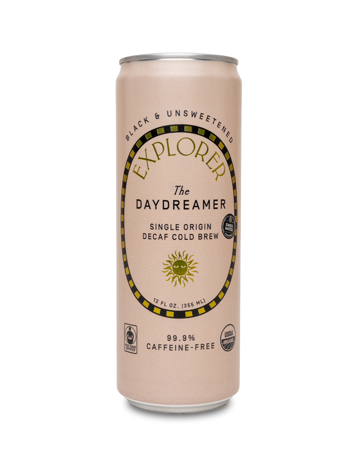 RTD Cold Brew Cans | Choose Your Caffeine Level | Unsweetened 12-Pack
