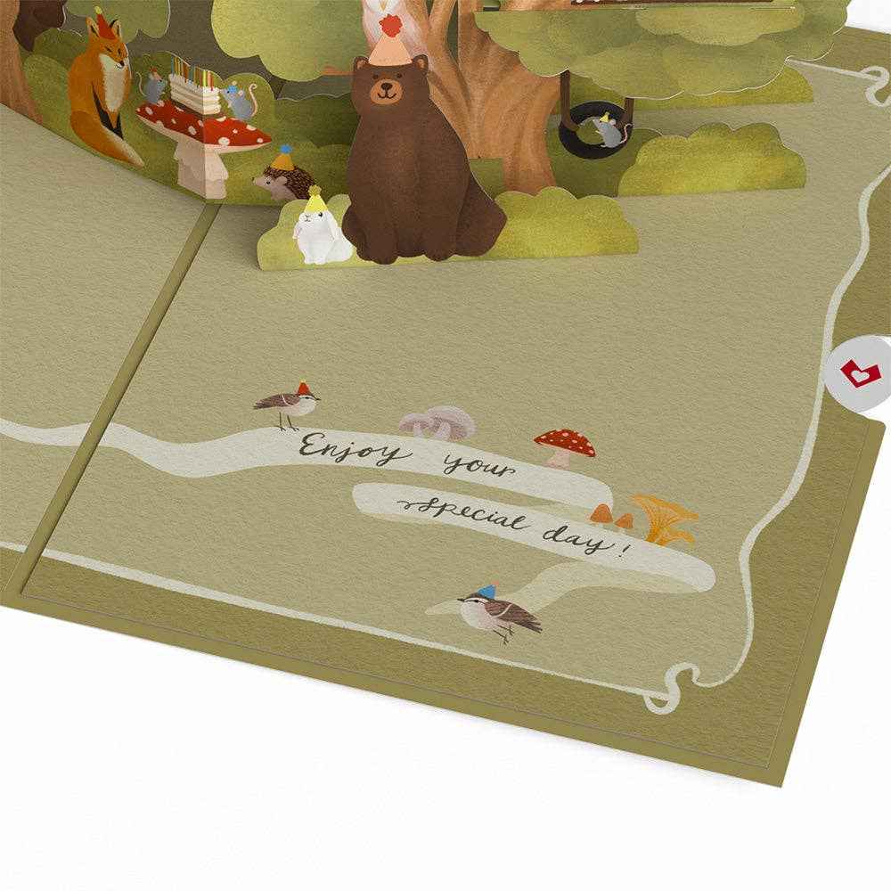 Woodland Birthday Party 5''x7'' Card, Birthday Cards