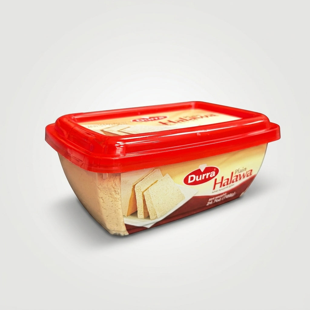 Durra Plain Halawa 700g - Authentic Middle Eastern Tahini Halva