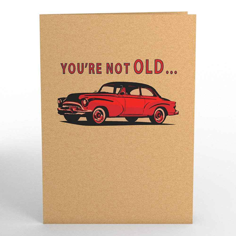 Happy Birthday Classic Car 5''x7'' Card, Birthday Cards