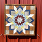 Amish Handmade Barn Quilt Wall Art – Reclaimed Barn Wood – 20.75” x 20.75”