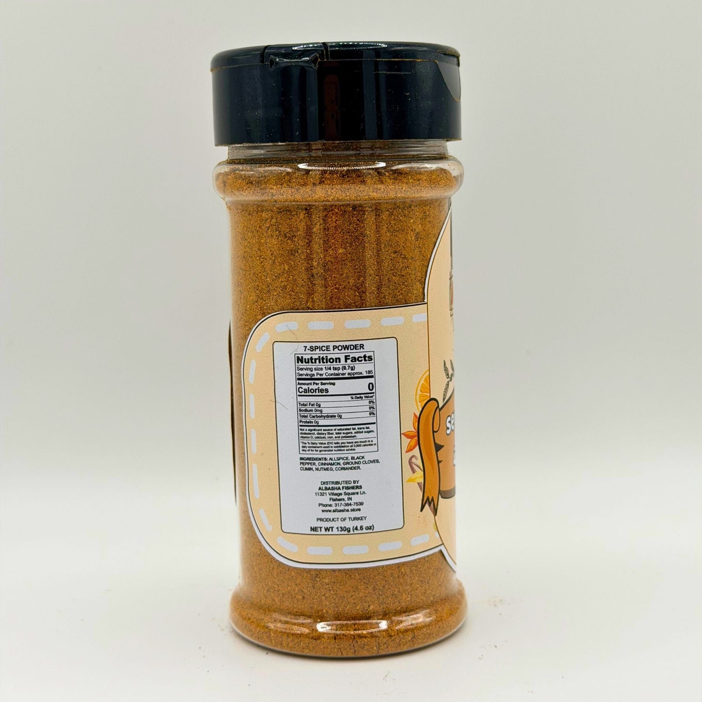 ALBASHA Seven Spice Seasoning Blend - Flavorful Middle Eastern Spice Mix for Grilling, Roasting & Sautéing