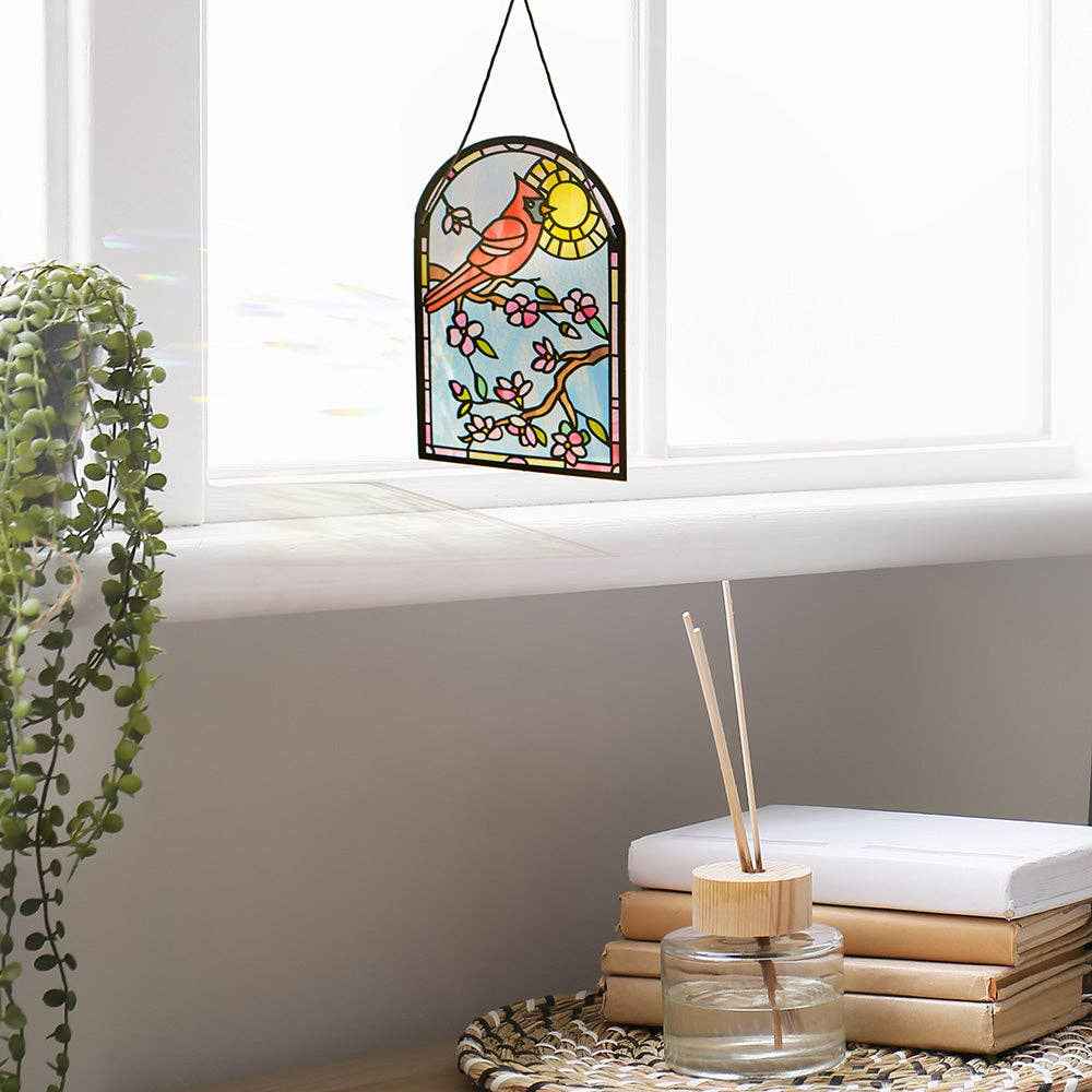 Sending Sunshine Cardinal 5"x7" Suncatcher Pop-Up Cards