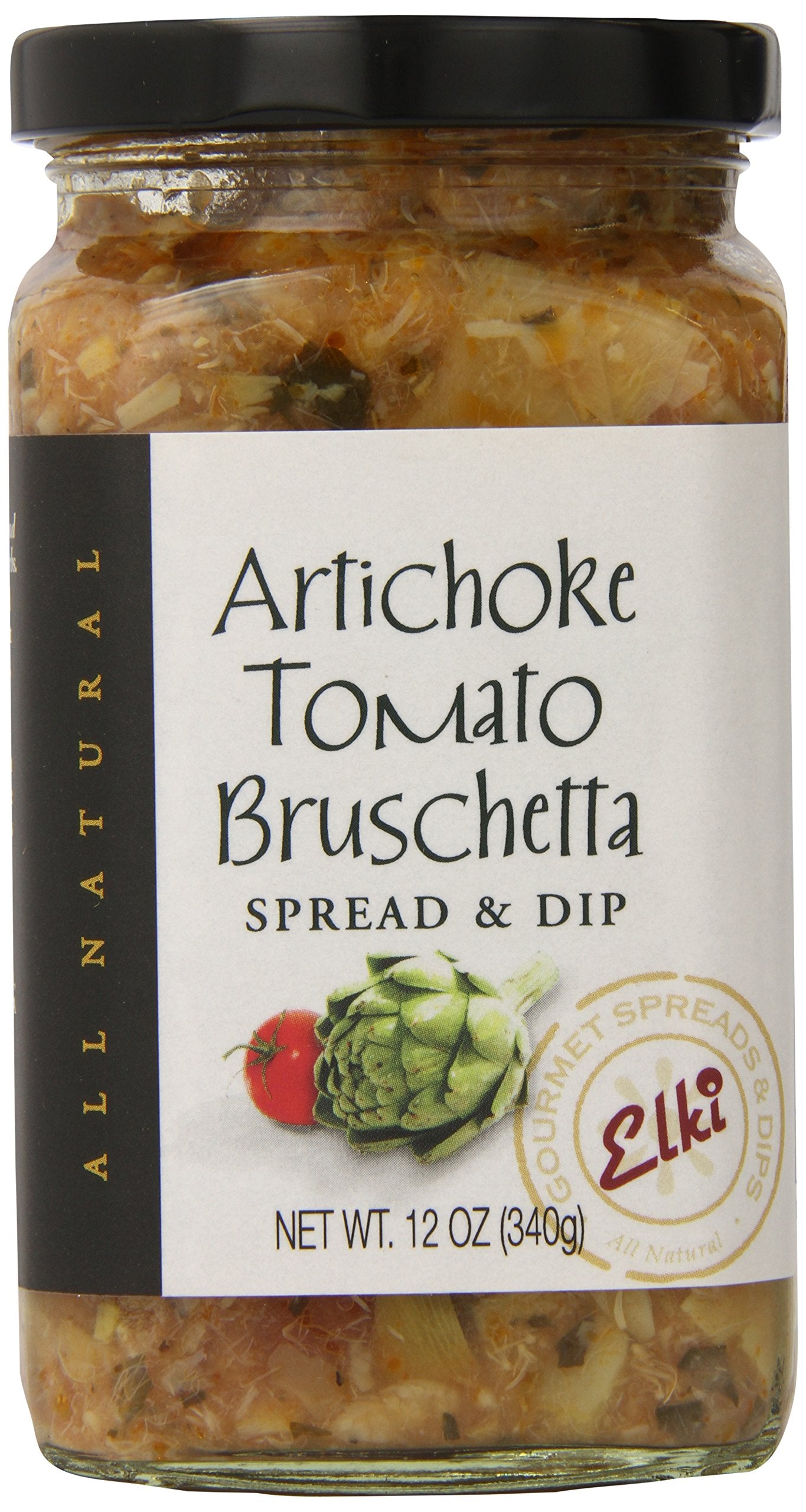 Elki's Gourmet Artichoke Tomato Bruschetta, 12 Ounce