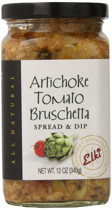 Elki's Gourmet Artichoke Tomato Bruschetta, 12 Ounce