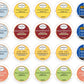 Twinings 20 Count Herbal & Decaffeinated Sampler Assorted Keurig 2.0 K-Cups - Perfect Gourmet Gift Set