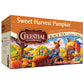 Celestial Seasonings Black Tea, Sweet Harvest Pumpkin, Contains Caffeine, 18 Count (Pack of 6)