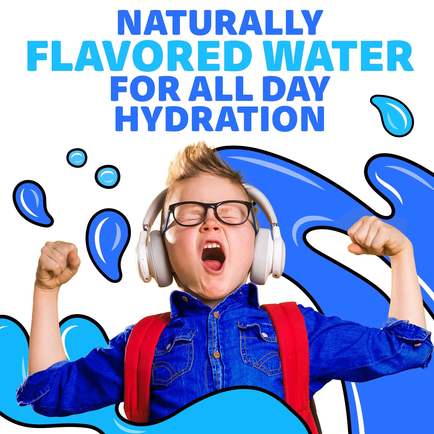 Capri Sun Roarin Waters Tropical Tide Naturally Flavored Water Kids Beverage (40 ct Pack, 4 Boxes of 10 Pouches)