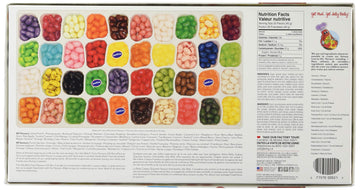 Jelly Belly Jelly Beans Gift Box, 40 Flavors, 17 oz, 1.06 lb, Model 64868-CASE