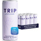 TRIP Adaptogen Seltzer, Lightly Sparkling Raspberry Blossom, 12 Fl Oz (Pack of 12), No Added Sugar, Vegan