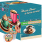 Double Donut Coffee Medium Roast Decaf Pods, Glazed Donut Flavor, 20 Count for Keurig K-Cup Machines