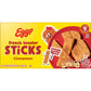 Eggo Frozen French Toaster Sticks, Frozen Breakfast, Breakfast Food, Cinnamon, 12.7oz Box (32 Sticks)