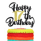 Klionjor 17Th Happy Birthday Cake Topper Happy Cake Decoration 17Th Birthday Party Decoration Gift Plugin (17) ?