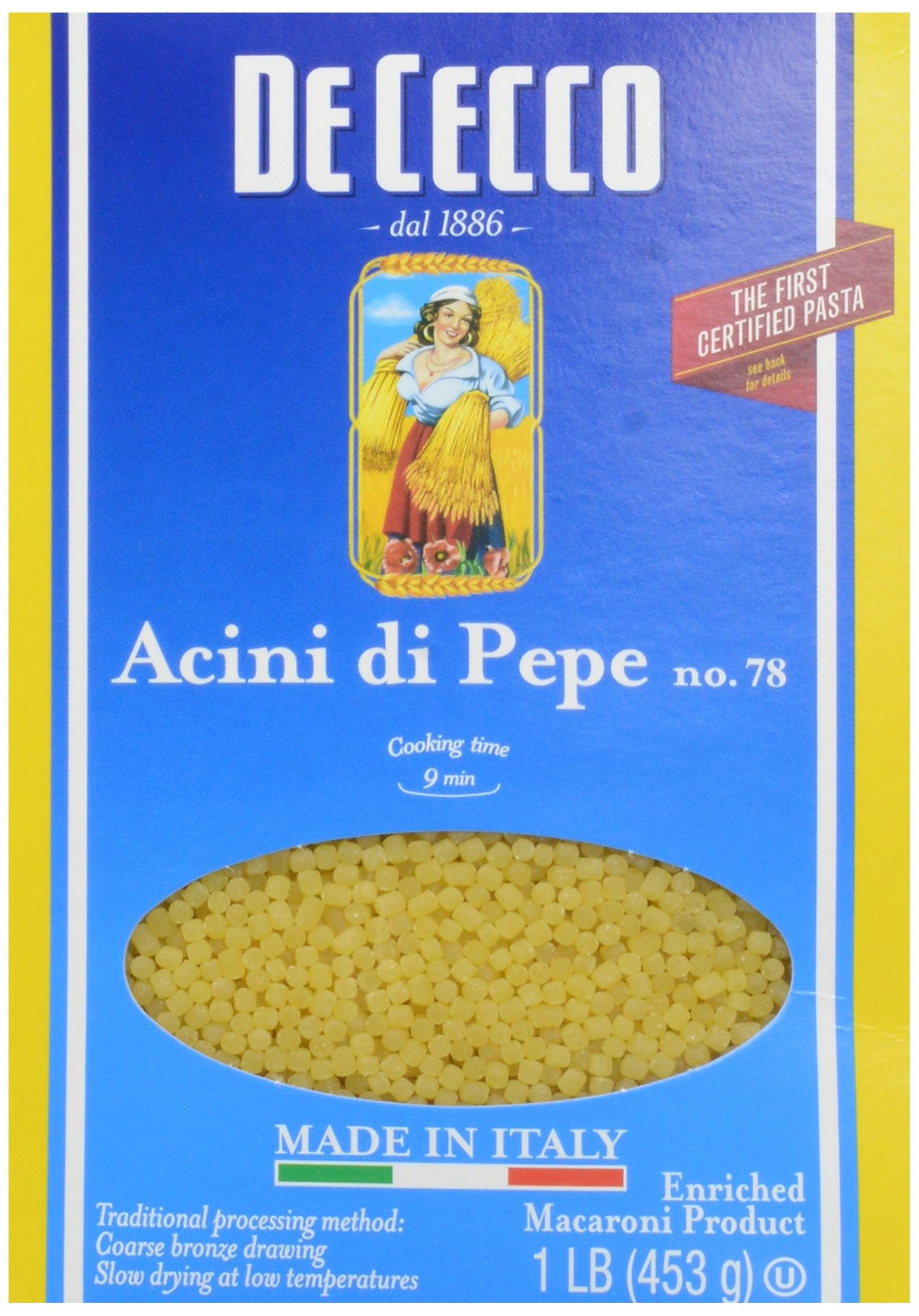 De Cecco Pasta Acini De Pepe Pasta, 16 oz