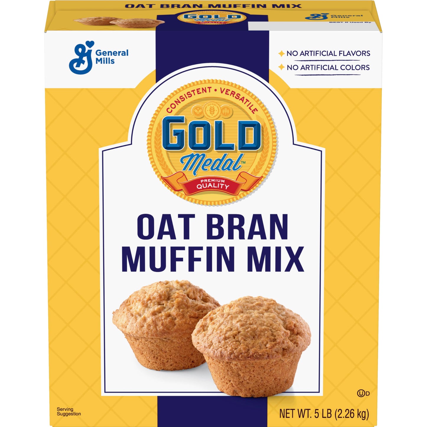 Gold Medal Oat Bran Muffin Mix, 80 Ounce (Pack of 6)