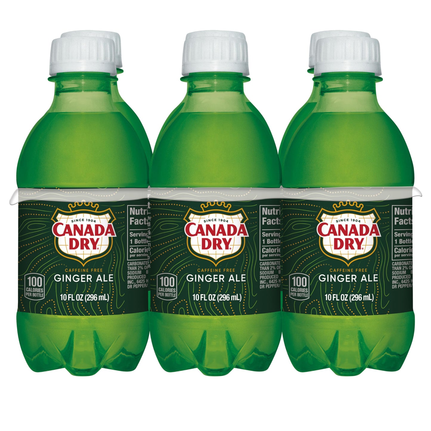 Canada Dry Ginger Ale Soda, 10 Fl Oz Bottles, Pack of 6