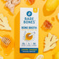 Bare Bones Bone Broth Instant Powdered Mix, Lemon Ginger, Pack of 8, 15g Sticks, Keto & Paleo Friendly