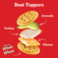 RITZ Whole Wheat Crackers, Snacks for Kids and Adults, Bulk Lunch Snacks, Family Size, 6-19.3 oz Boxes