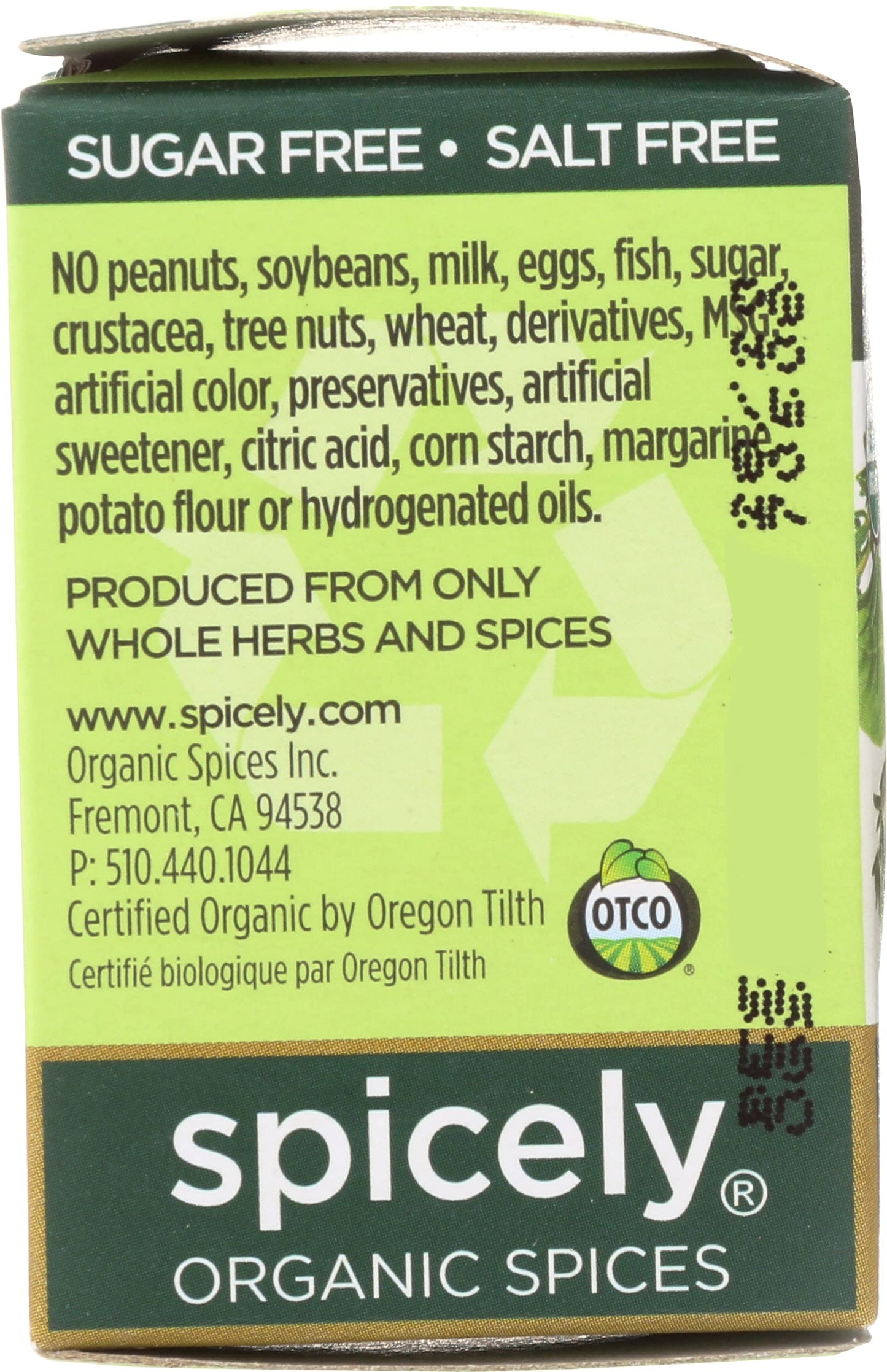 Spicely Organic Herbs De Provence Seasoning 0.1 Oz Certified Gluten-Free