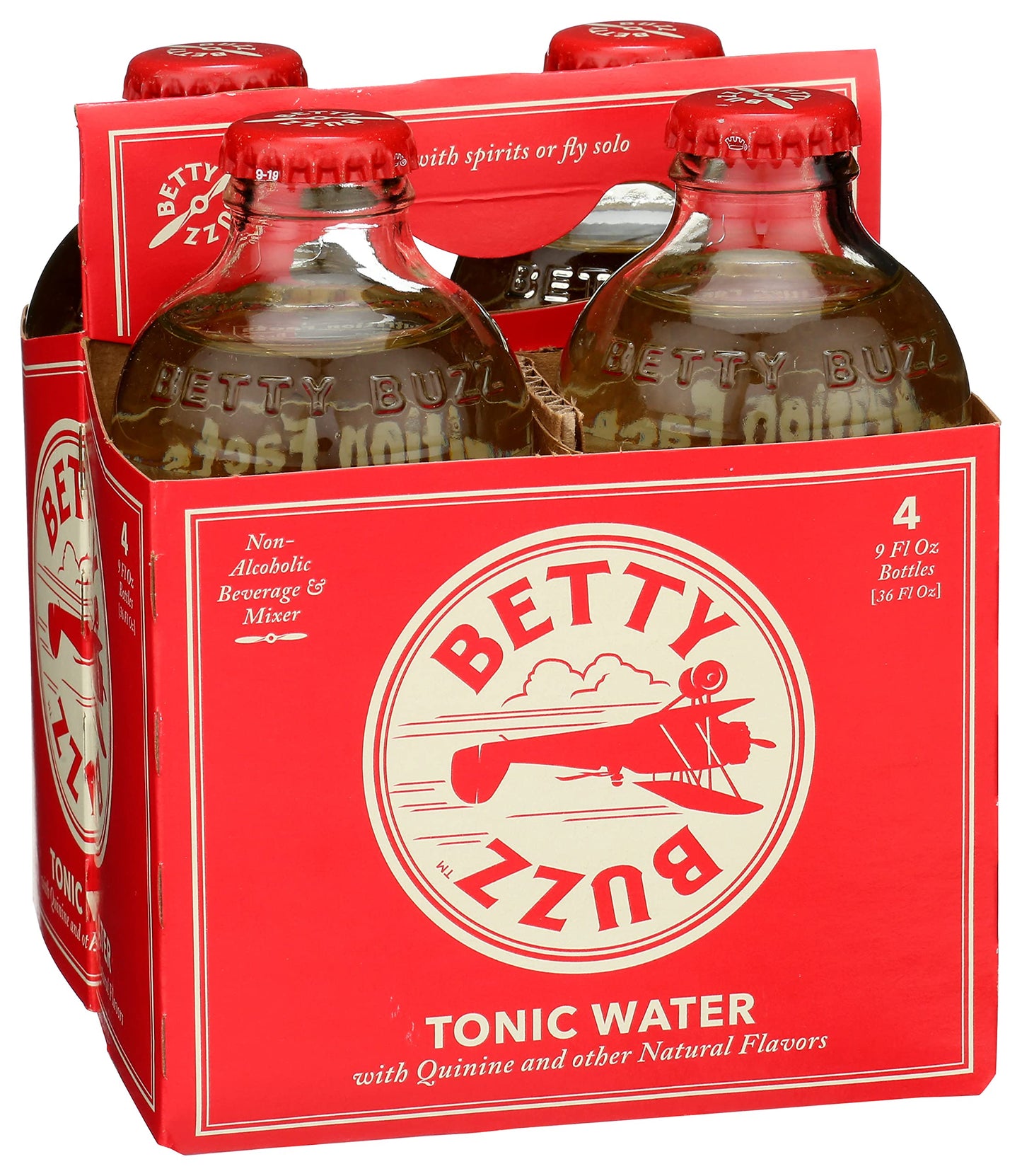Betty Buzz Cktl Mxr Tonic Water 4Pk 36 FO