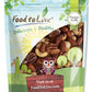 Deluxe Unsalted Nuts Mix, 4 Pounds - A Blend of Dry Roasted Pecans, Cashews, Hazelnuts, Almonds, Brazil Nuts. Oven Roasted, No O