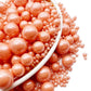 Rose Gold Edible Pearls For Cake Decorating 5.1 Oz | Rose Gold Edible Pearls | Rose Gold Sprinkles | Rose Gold Pearl Sprinkles |
