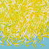 Twisweet Spring Sprinkles, Edible Yellow White Green Sprinkles for Cake Decorating, Spring Jimmies Sugar Sprinkle, Confetti Baki