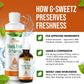 G-Sweetz Monk Fruit & Stevia Liquid Sweetener Drops - Natural Sweeteners & Sugar Alternatives - Delicious Blend With No Bitter A