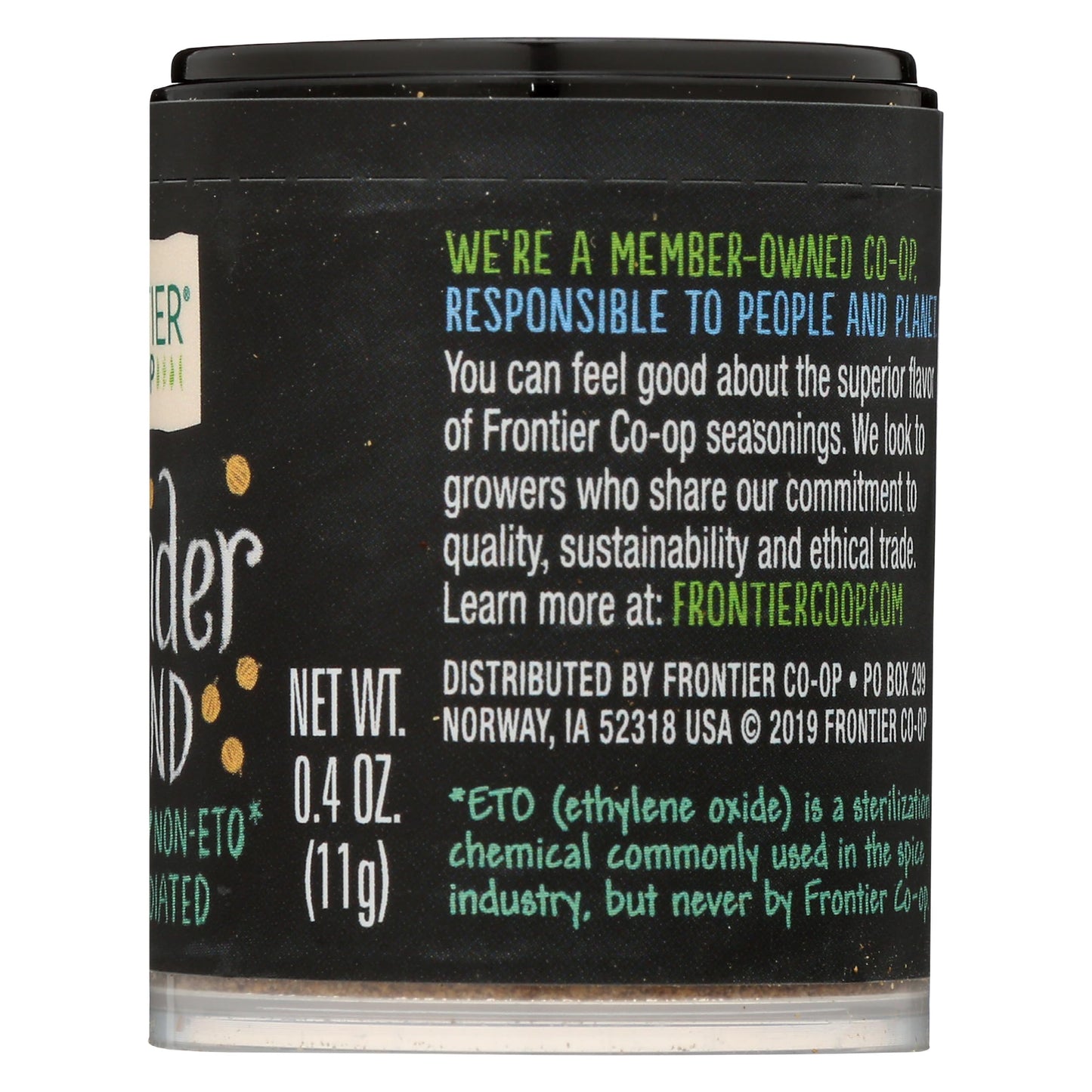 Frontier Ground Coriander, 0.4 Oz