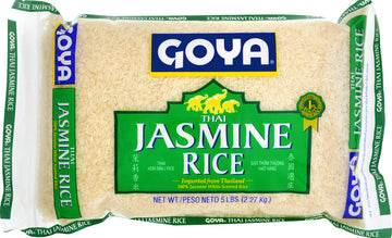 Goya Foods Jasmine Rice 5 Pound (Pack Of 8)