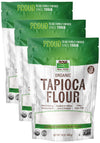 Now Foods, Organic Tapioca Flour, Gluten-Free And Non-Gmo Flour Replacement, 16-Ounce (Packaging May Vary) (Pack Of 3)