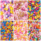 Sprinkles For Cake Decorating, Cupcake, Cookies, Ice Cream Topper, 6 Packs Colorful Sprinkles, Pastel Sprinkles, Six Of Assorted
