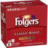 Folgers Classic Roast Coffee, Medium Roast Coffee, K Cup Pods For Keurig Coffee Makers, 72 Count, 18 Count (Pack Of 4)