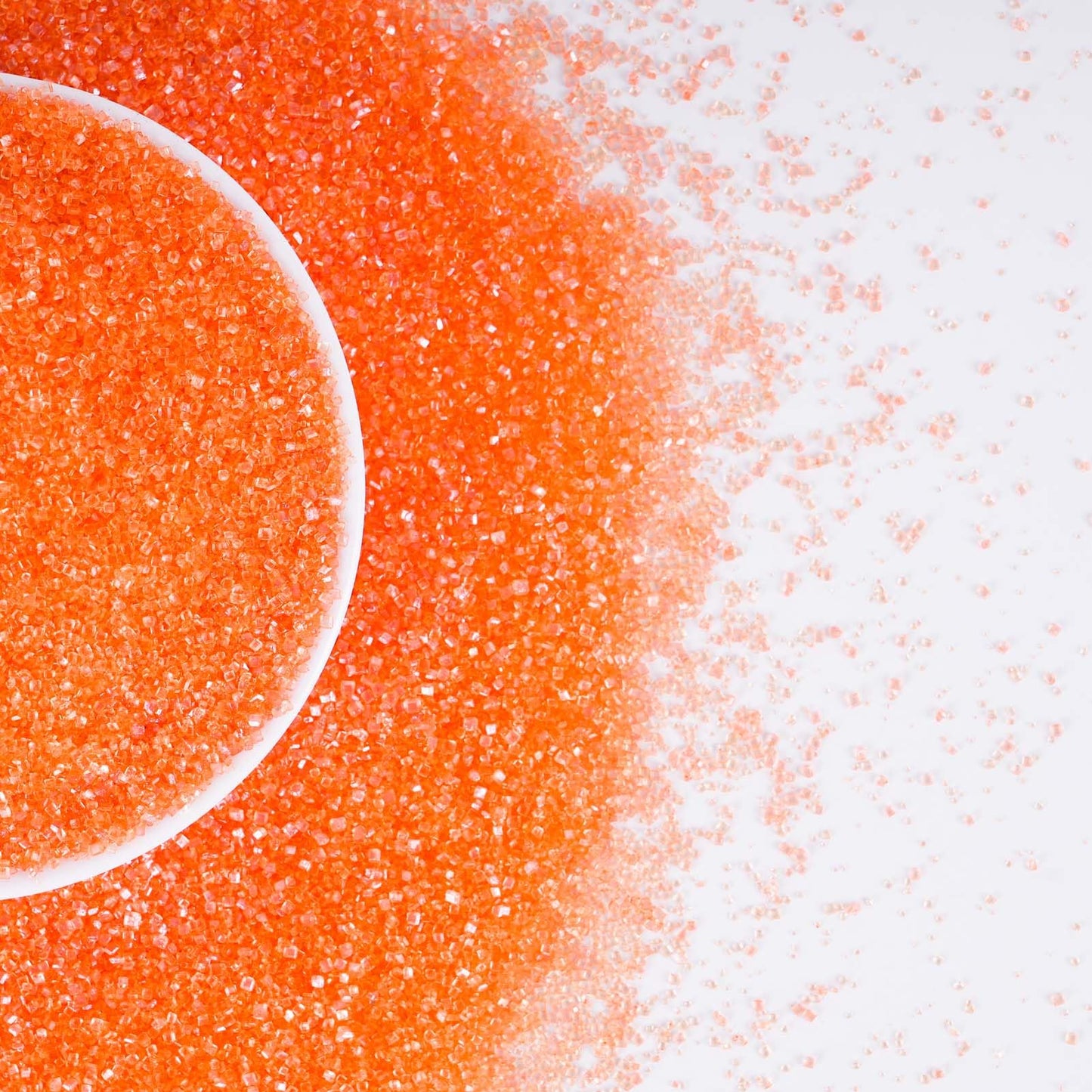Kasvan Orange Sanding Sugar Sprinkles - Edible Sugar Crystals, Baking Cake Decorations, Ice Cream Toppings Cupcake Decorating, W