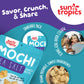 Sun Tropics Mochi Snack Bites, Sea Salt Flavor- 3.5 Oz (6 Pack) | Crispy Crunchy Mochi Bites, Rice Nuggets | Mochi Puff Rice Cra
