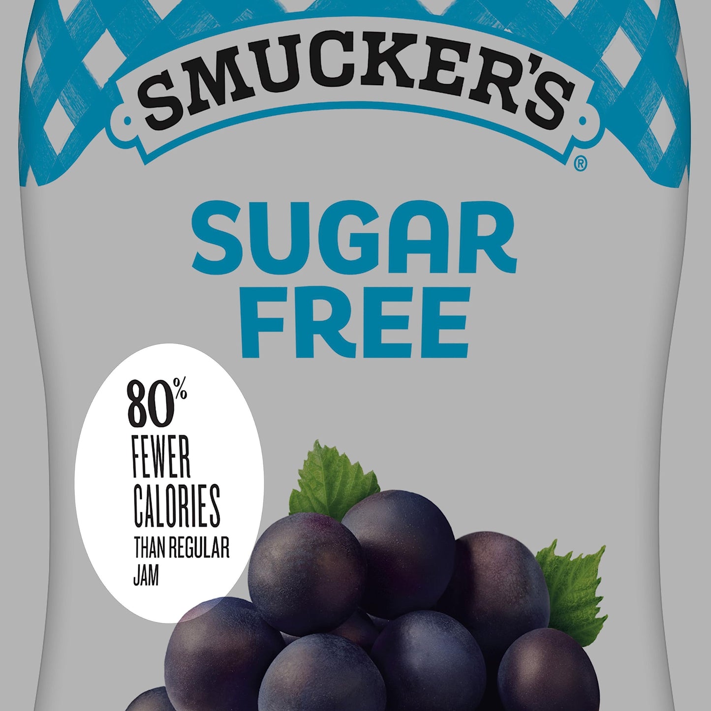 Smuckers Squeeze Sugar Free Concord Grape Jam, 16.5 Oz. Bottle, 12 Count
